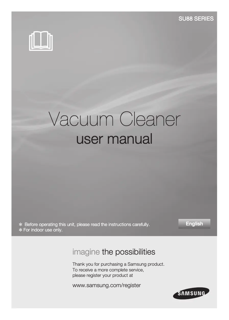 Page n°1 - Manuel utilisateur Samsung SU8860