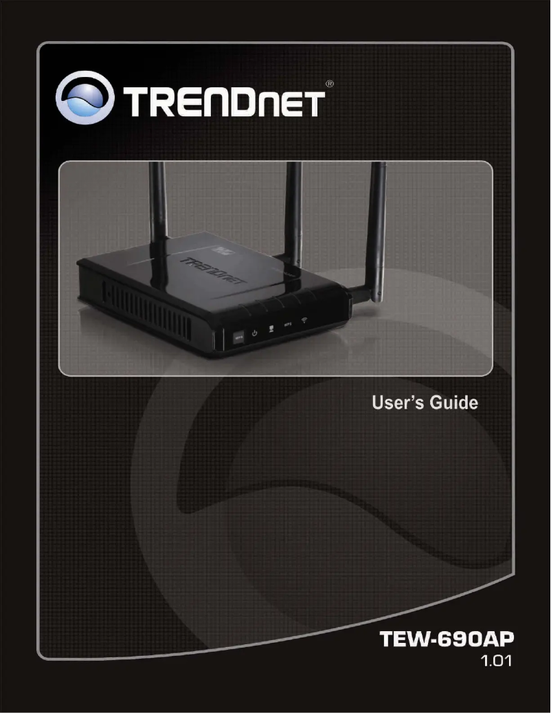 Page 1 de la notice Manuel utilisateur TRENDnet TEW-690AP