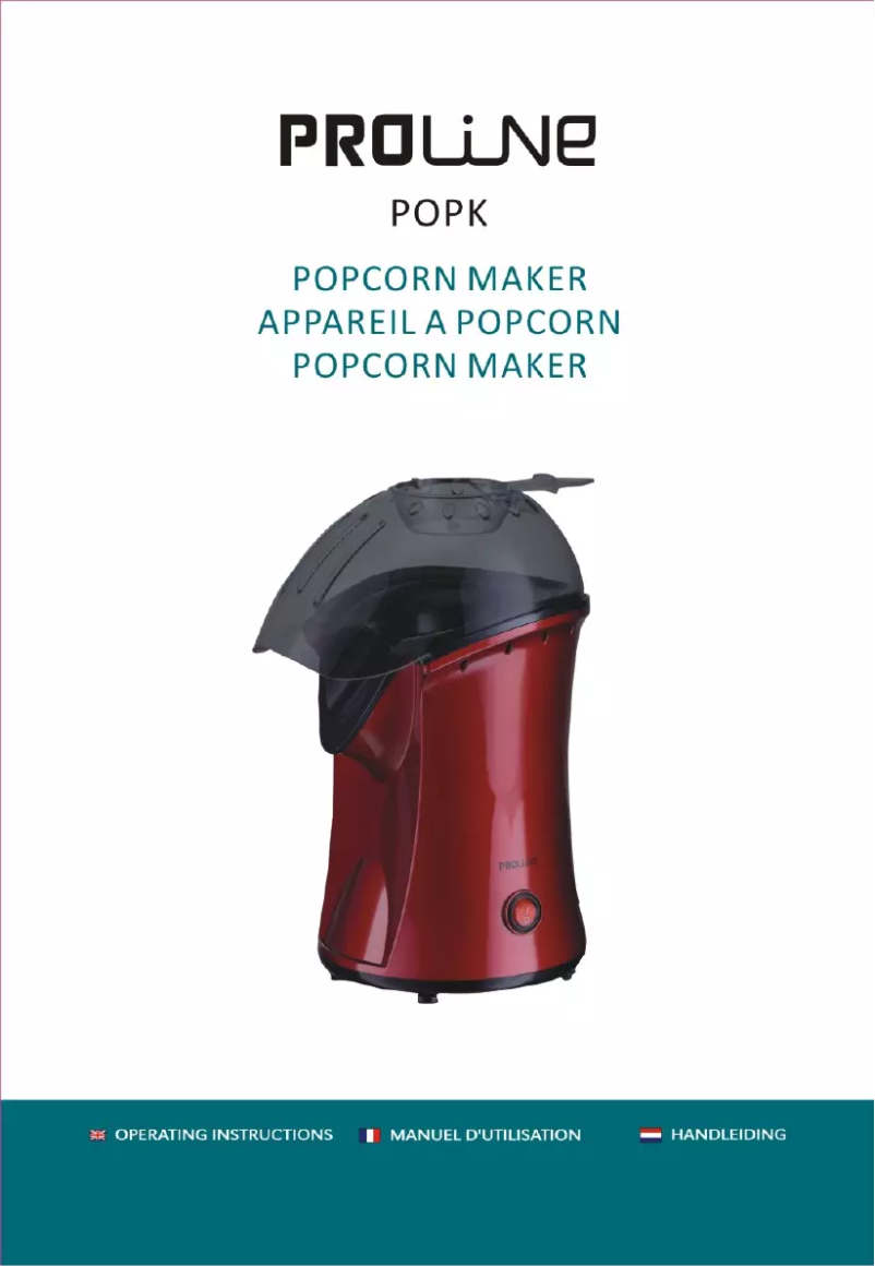 Page n°1 - Manuel utilisateur Proline POPK