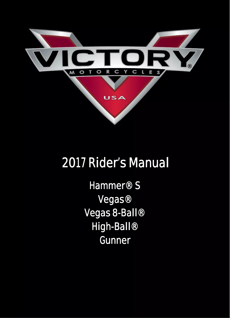Page n°1 - Manuel utilisateur Victory Hammer S (2017)