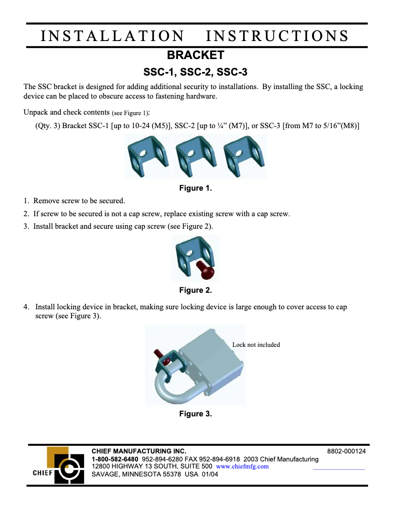 Image de la première page du manuel de l'appareil SSC1