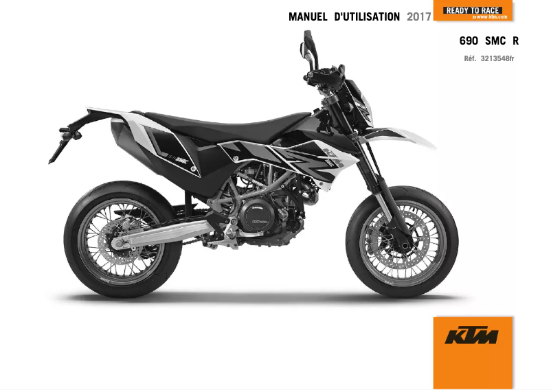 Page n°1 - Manuel utilisateur KTM 690 SMC R (2017)
