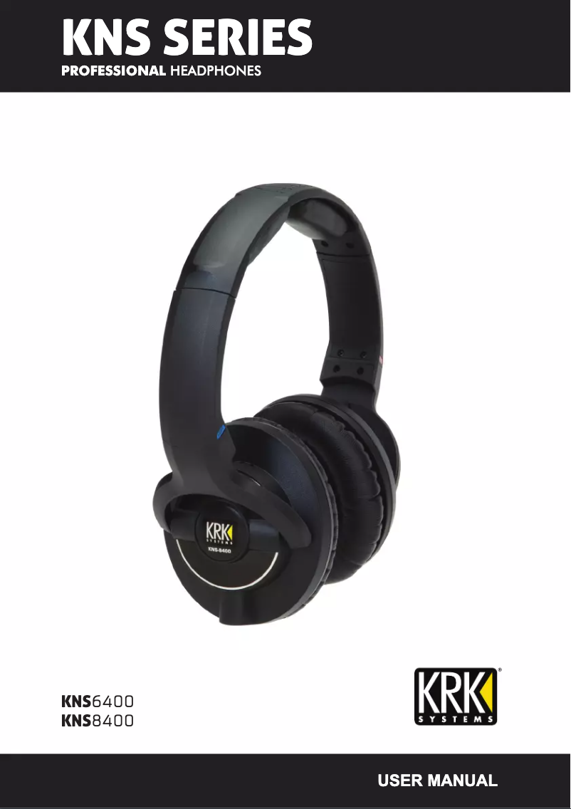 Page n°1 - Mode d'emploi KRK KNS 8400