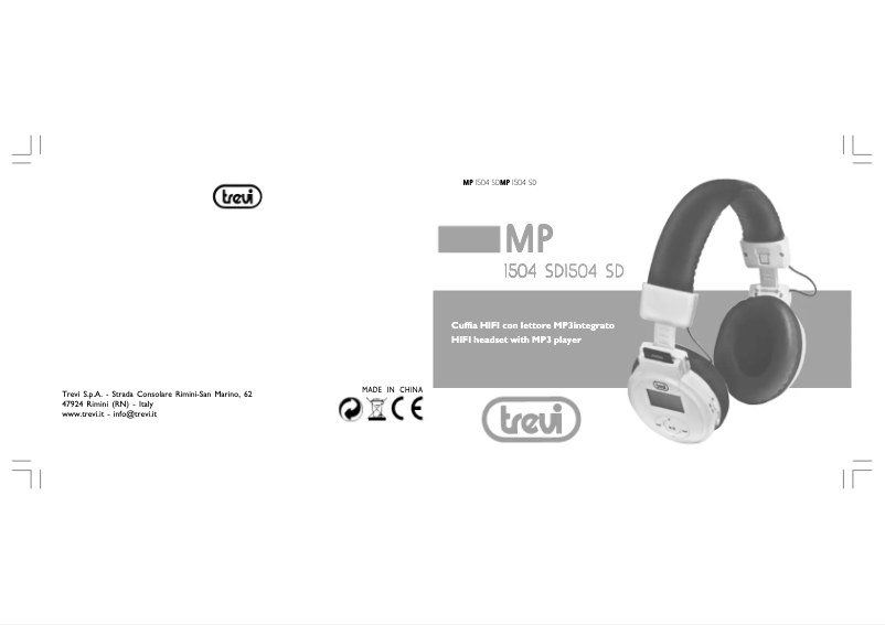 Image de la première page du manuel de l'appareil MP 1504 SD