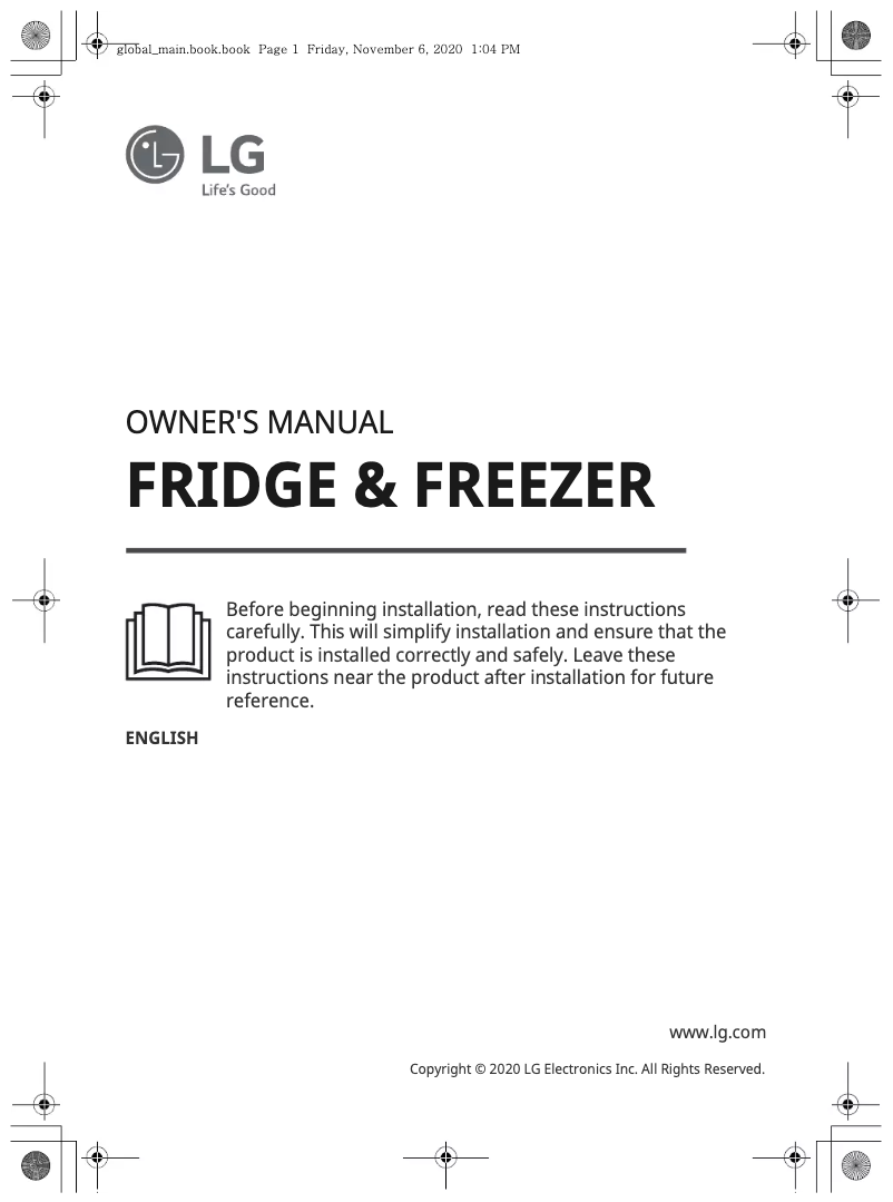 Página 1 del manual Manual de usuario LG GB37MPD