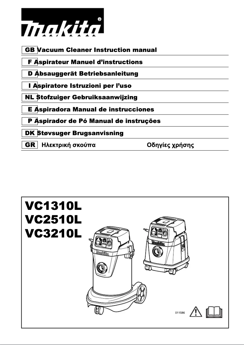 Image de la première page du manuel de l'appareil VC1310LX1