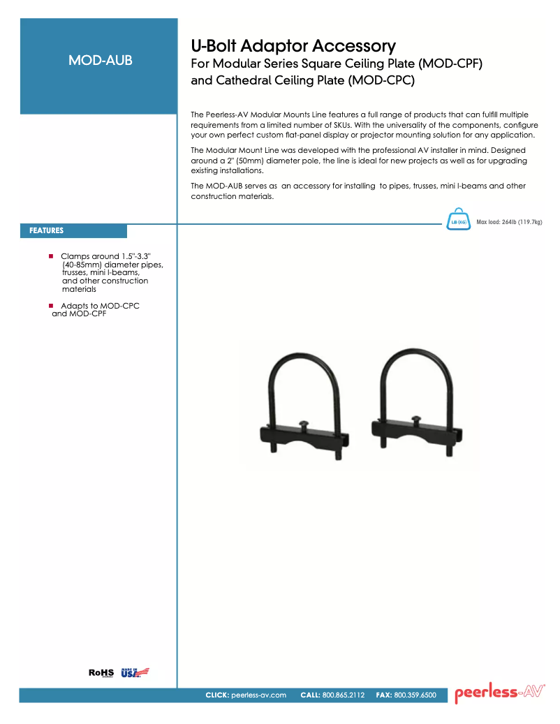 Image de la première page du manuel de l'appareil MOD-AUB