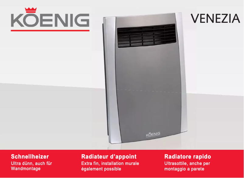 Page n°1 - Manuel utilisateur Koenig B06146