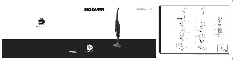 Page n°1 - Manuel utilisateur Hoover SR71_SB03
