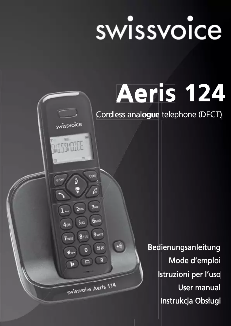 Página 1 del manual Manual de usuario Swissvoice Aeris 124 CH