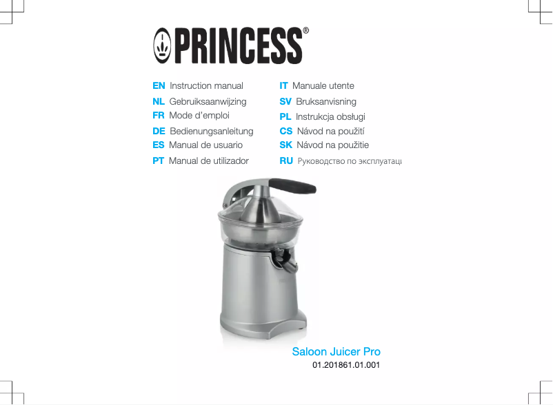 Página 1 del manual Manual de usuario Princess Saloon Pro 201861