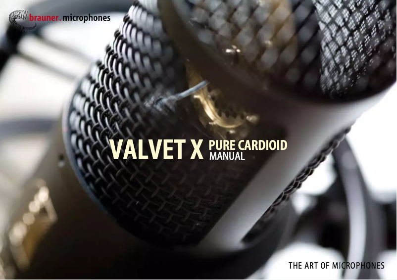 Imagen de la primera página del manual del dispositivo Valvet