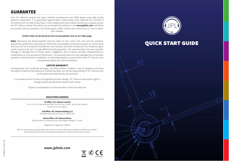 Page 1 de la notice Manuel utilisateur JPL 501s