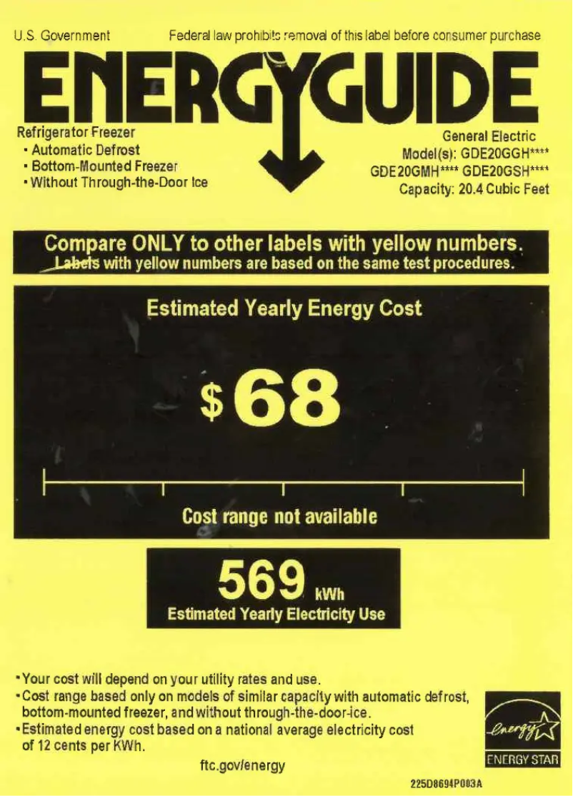 Image de la première page du manuel de l'appareil GDE20GSHSS