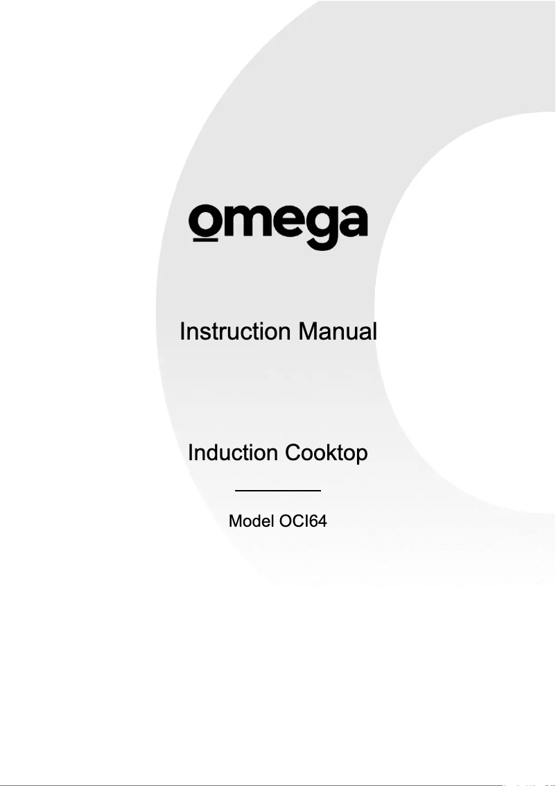 Page n°1 - Manuel utilisateur Omega OCI64