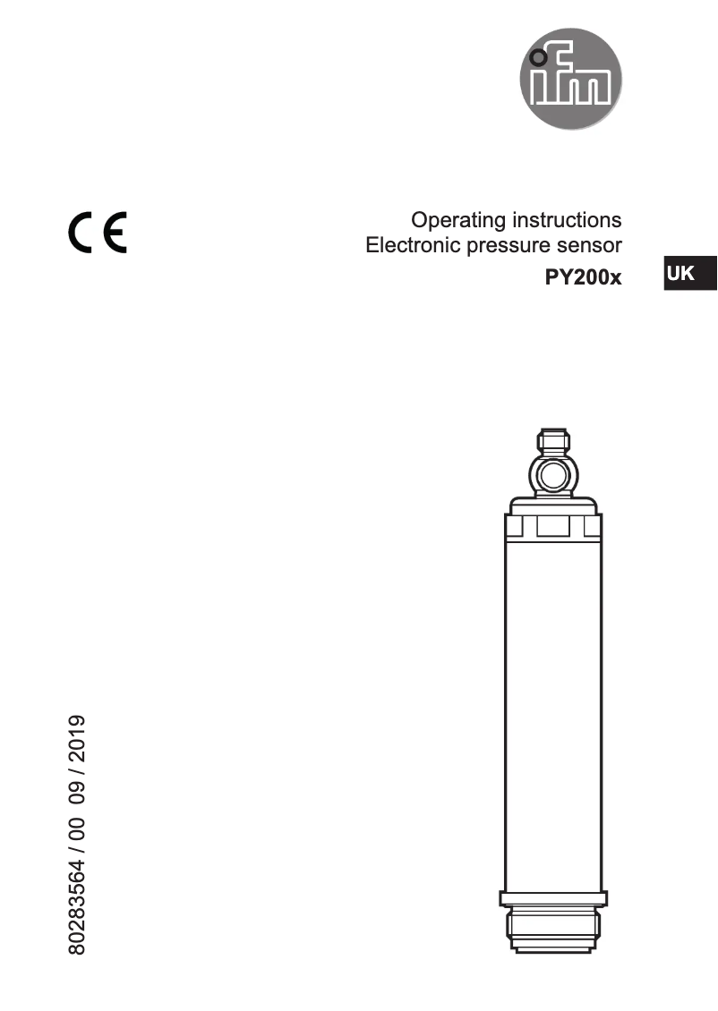 Image de la première page du manuel de l'appareil PY2006