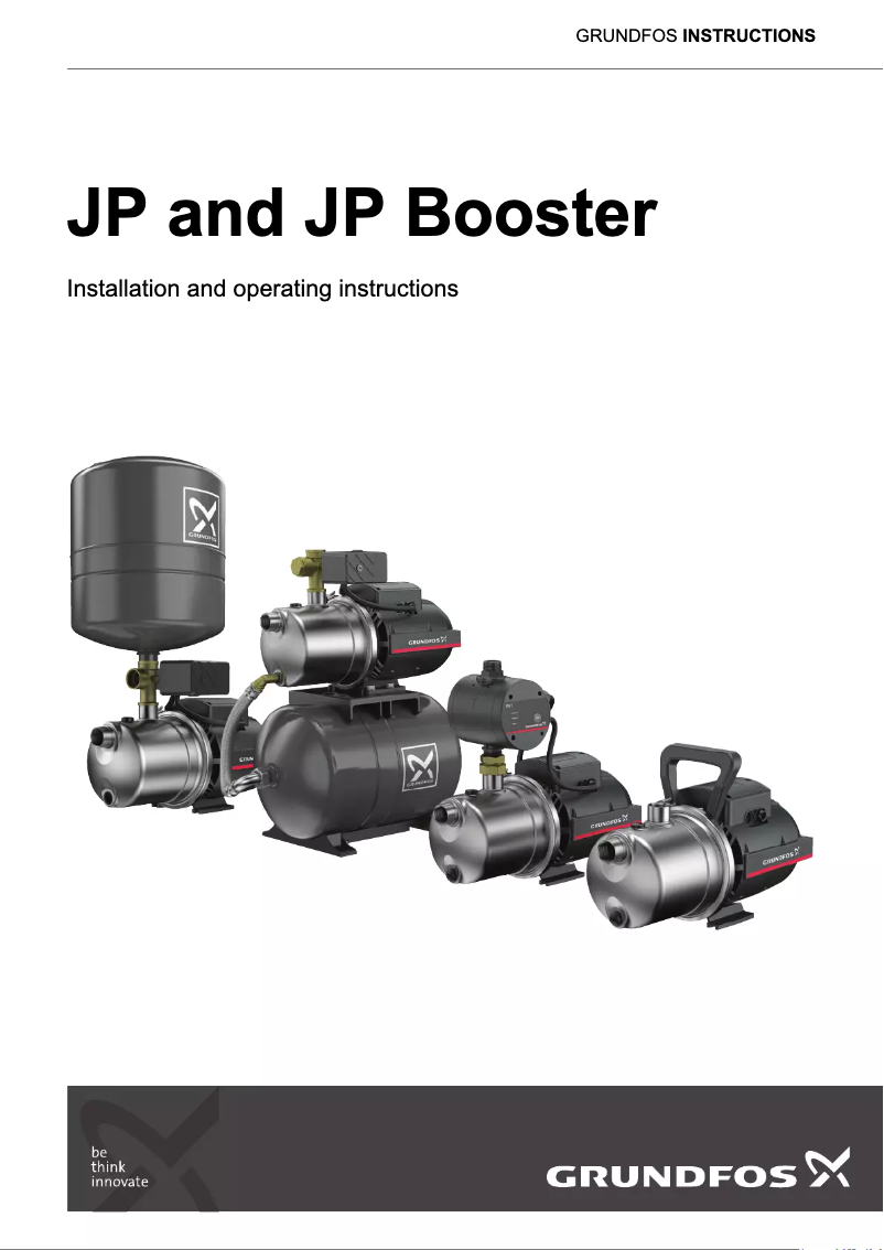 Image de la première page du manuel de l'appareil JP 4-54