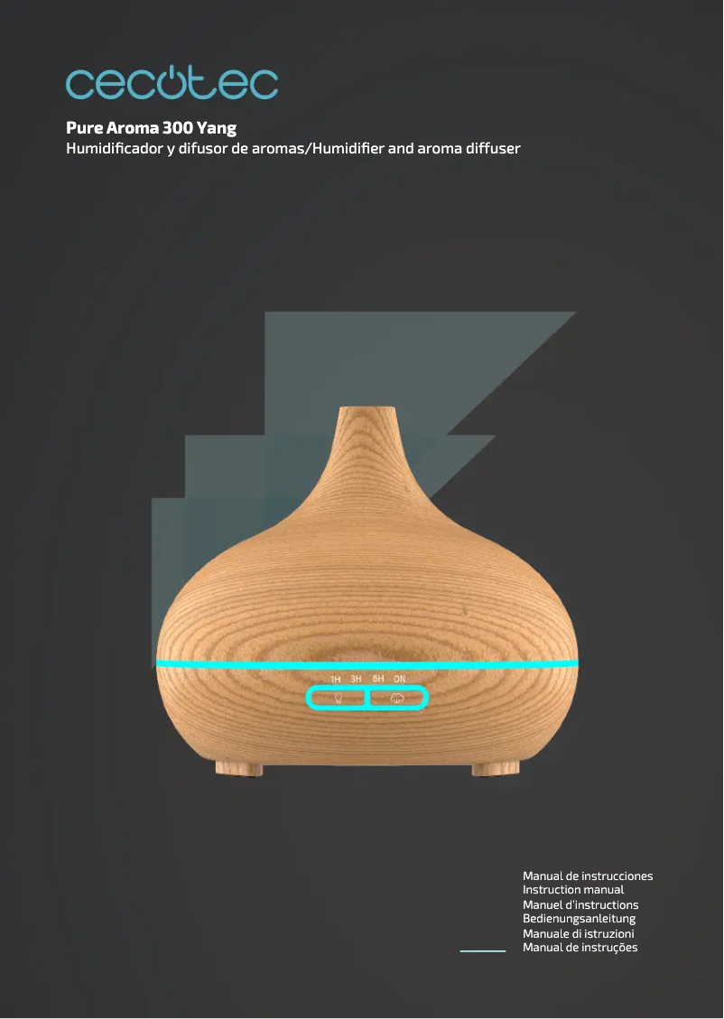 Image de la première page du manuel de l'appareil Pure Aroma 300 Yang