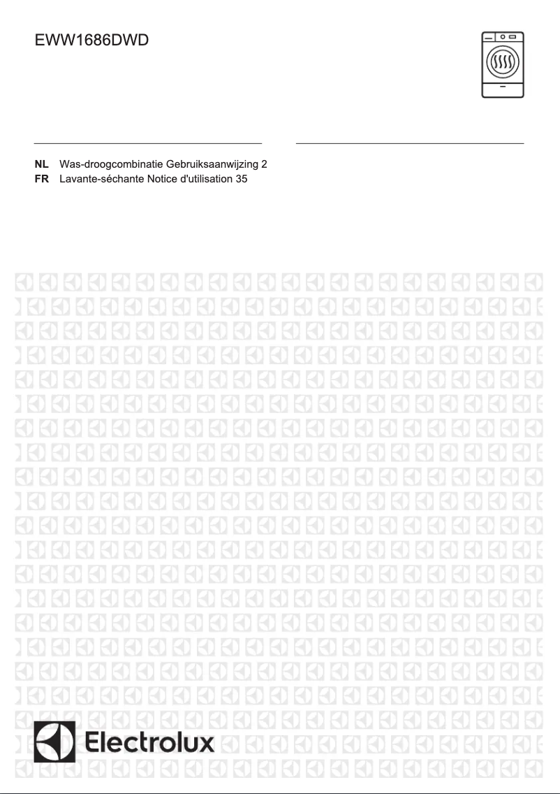 Page 1 de la notice Manuel utilisateur Electrolux EWW1686DWD