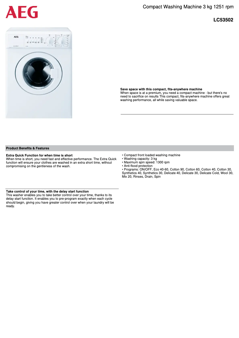 Imagen de la primera página del manual del dispositivo LC53502