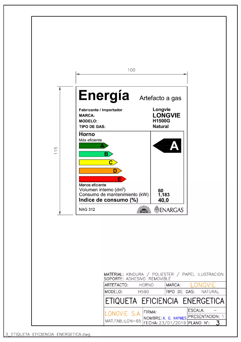 Page 1 de la notice Manuel utilisateur Longvie H1500G