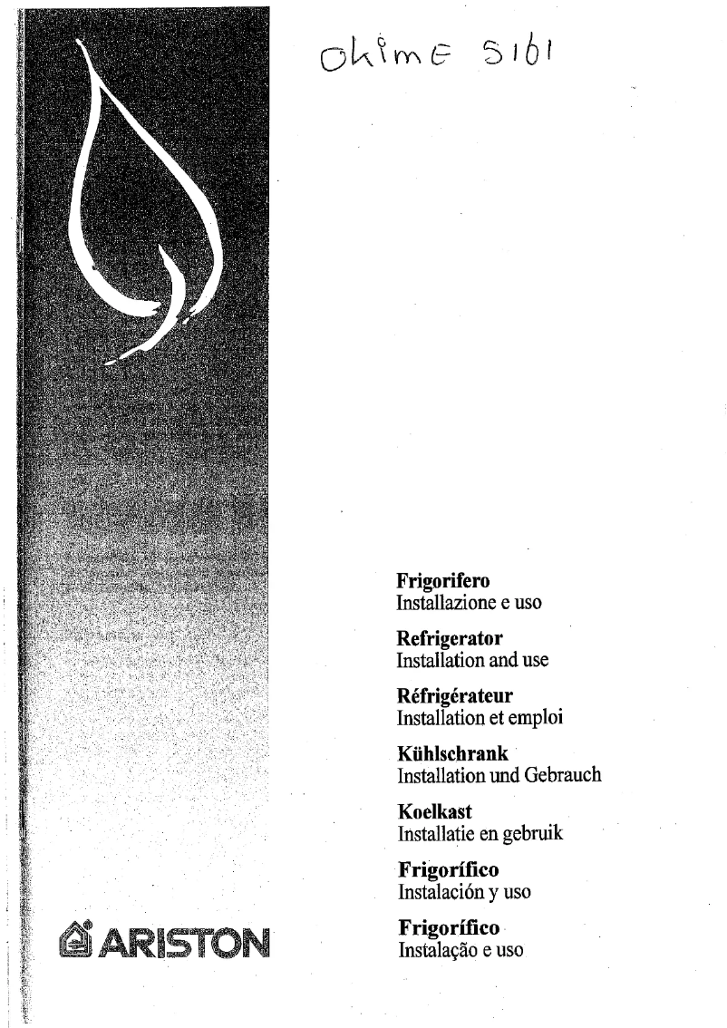 Page 1 de la notice Manuel utilisateur Ariston Thermo OKIME 5161