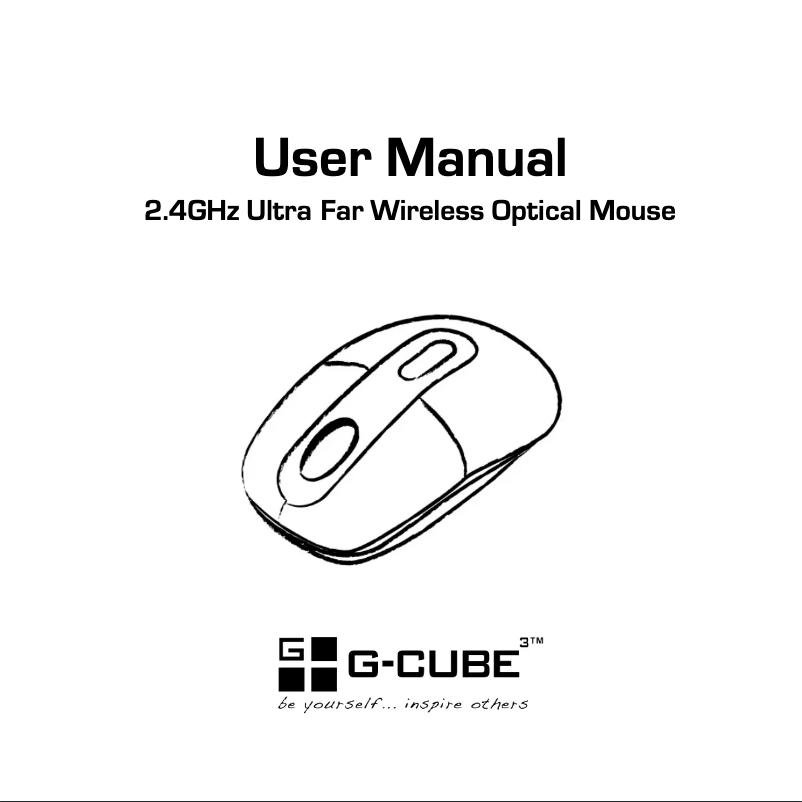 Page n°1 - Manuel utilisateur G-Cube G4E-10S