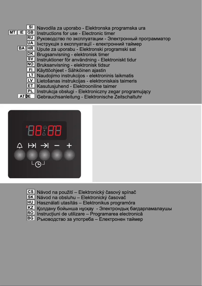 Page n°1 - Manuel utilisateur Gorenje EC55335AW