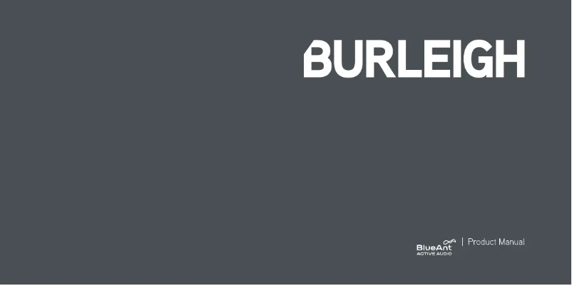 Page n°1 - Manuel utilisateur BlueAnt Burleigh