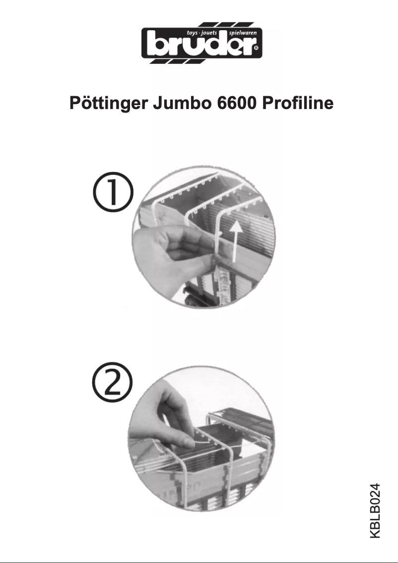 Image de la première page du manuel de l'appareil Pottinger Jumbo 6600 Profiline