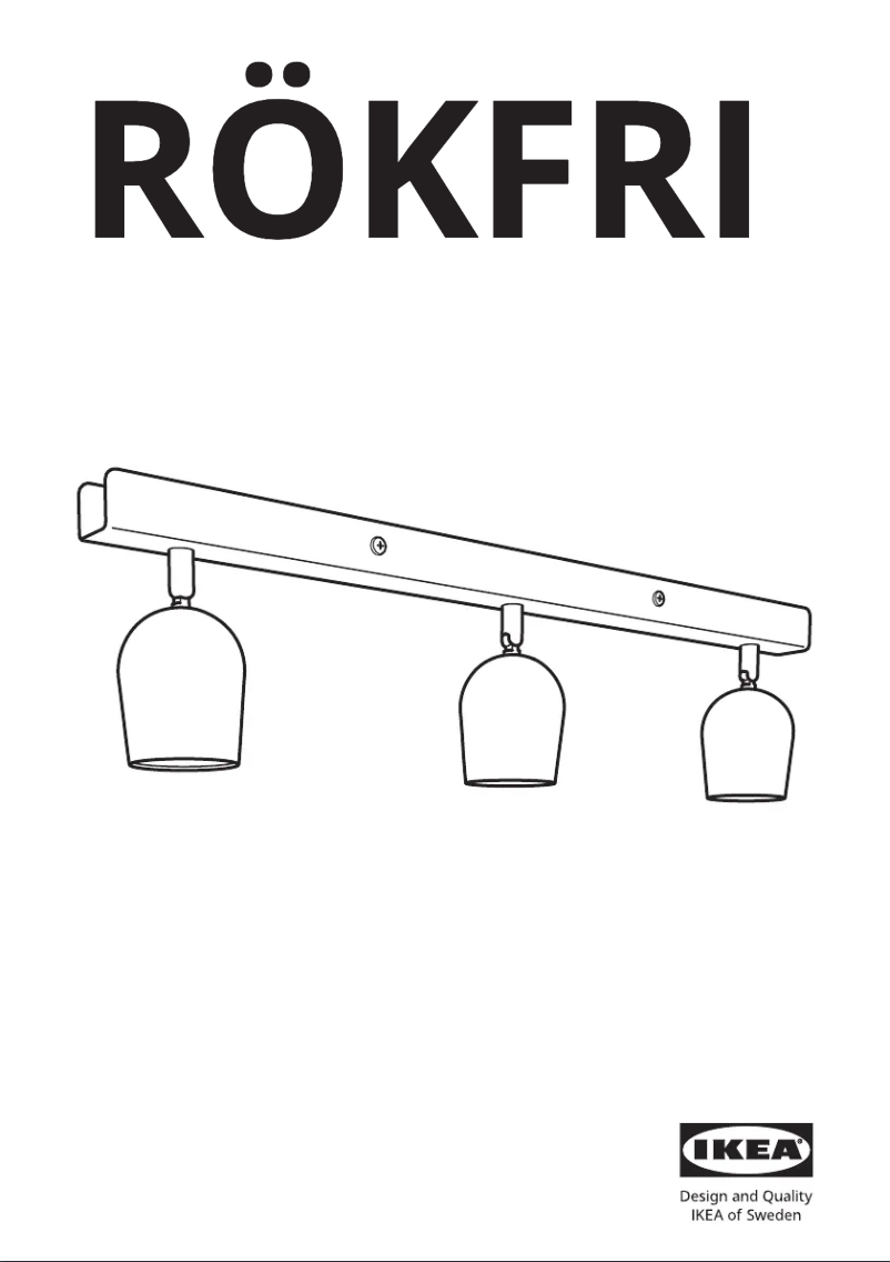 Page 1 de la notice Manuel utilisateur Ikea RÖKFRI 905.012.67