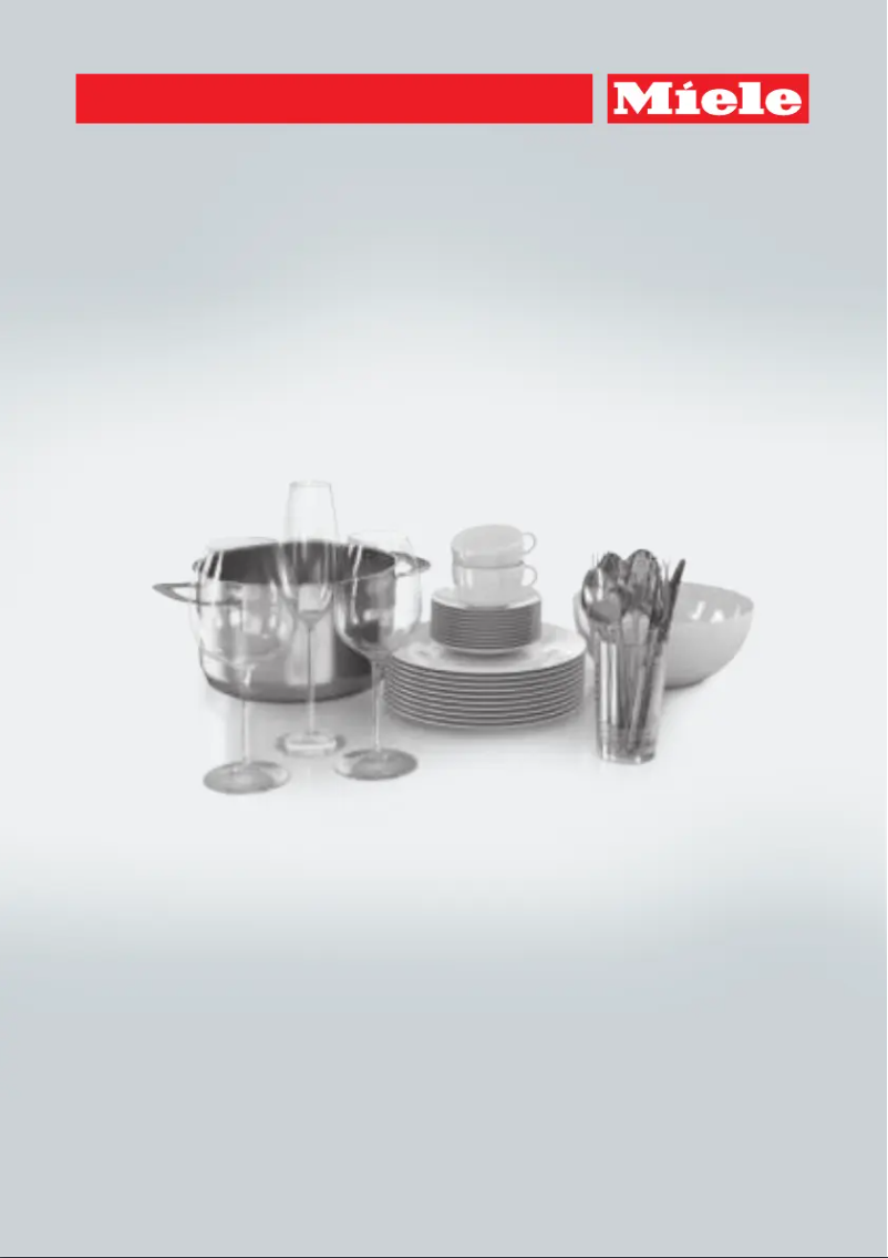 Page n°1 - Manuel utilisateur Miele G 4385 SCVi XXL Active