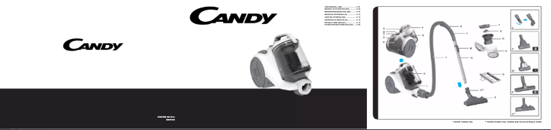 Page 1 de la notice Manuel utilisateur Candy CAF35PET 011