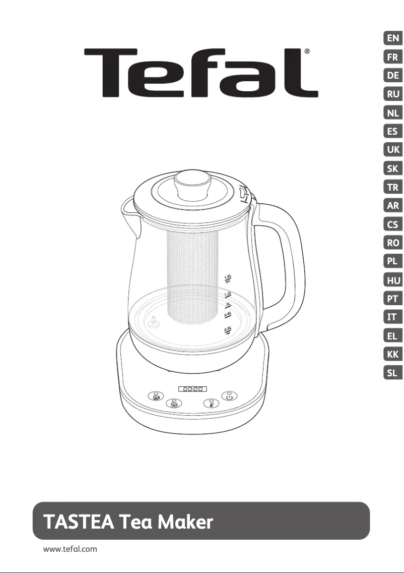 Page 1 de la notice Manuel utilisateur Tefal Tastea BJ551B