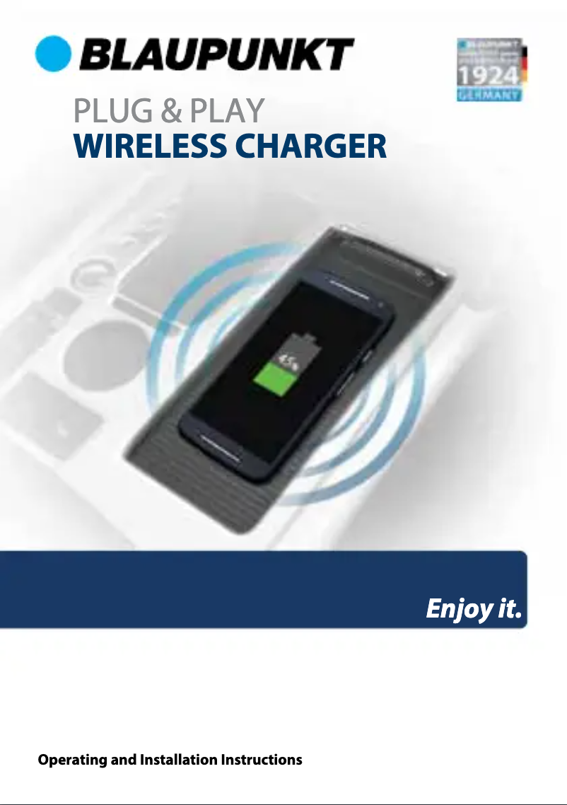 Page 1 de la notice Manuel utilisateur Blaupunkt WCM3KS15F