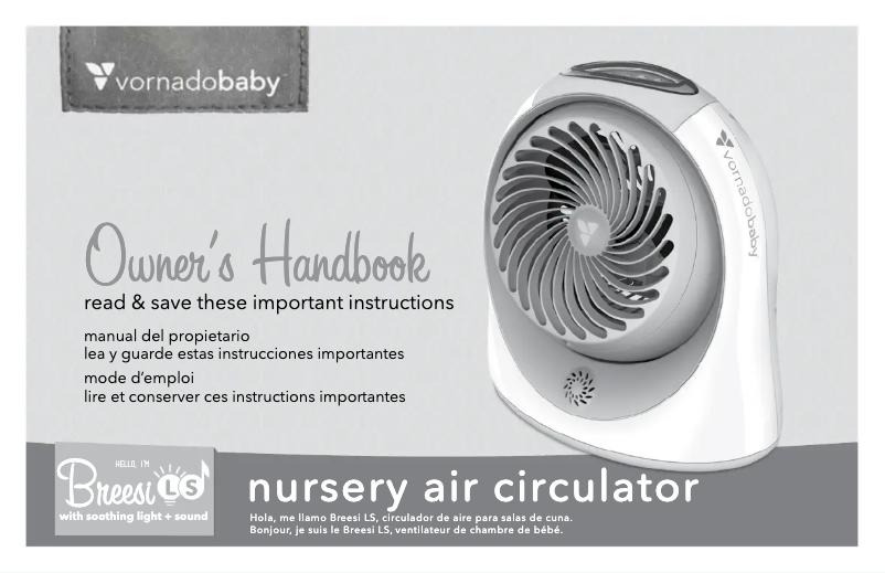 Page n°1 - Manuel utilisateur Vornado Breesi LS