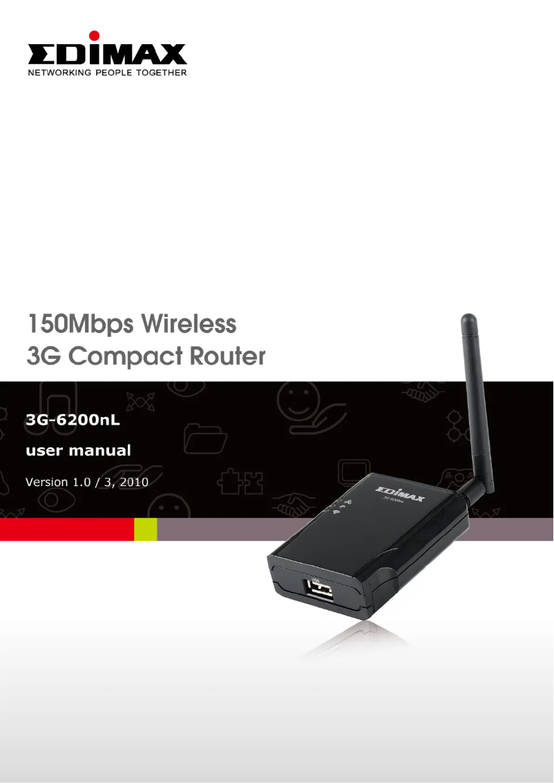 Image de la première page du manuel de l'appareil 3G-6200nL