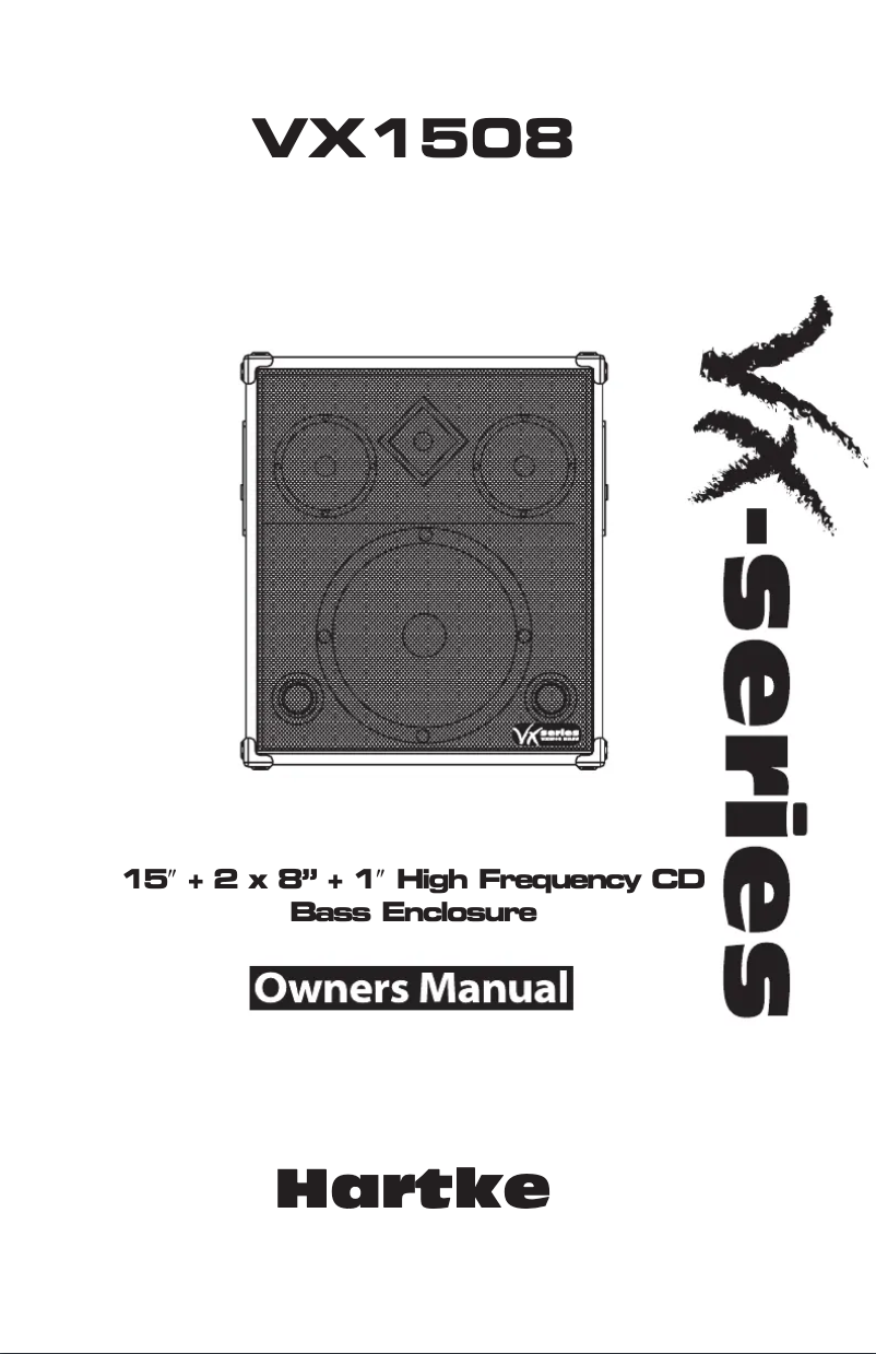 Image de la première page du manuel de l'appareil VX1508