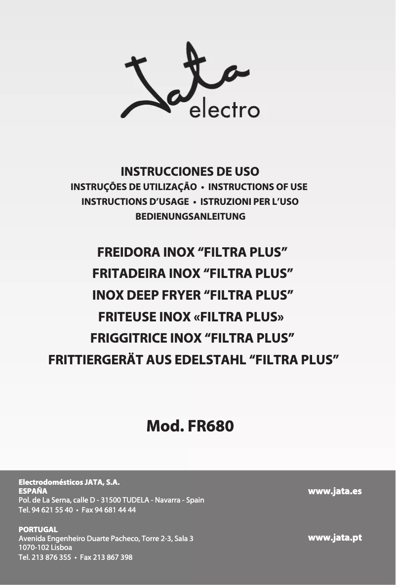 Image de la première page du manuel de l'appareil FR680