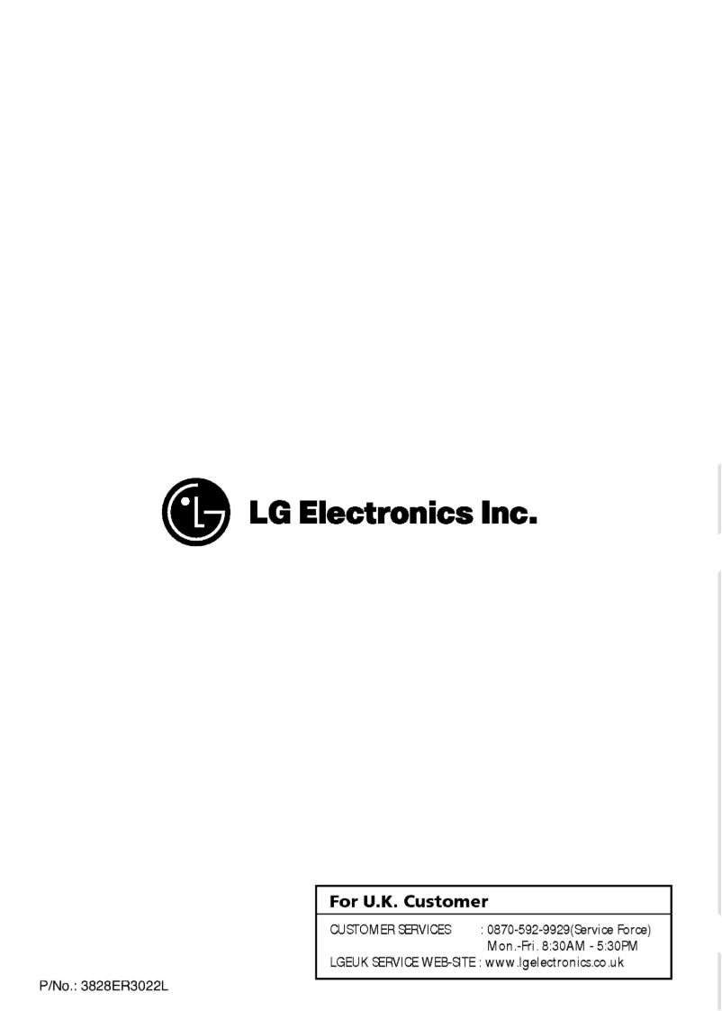 Page 1 de la notice Manuel utilisateur LG WD-10225FD