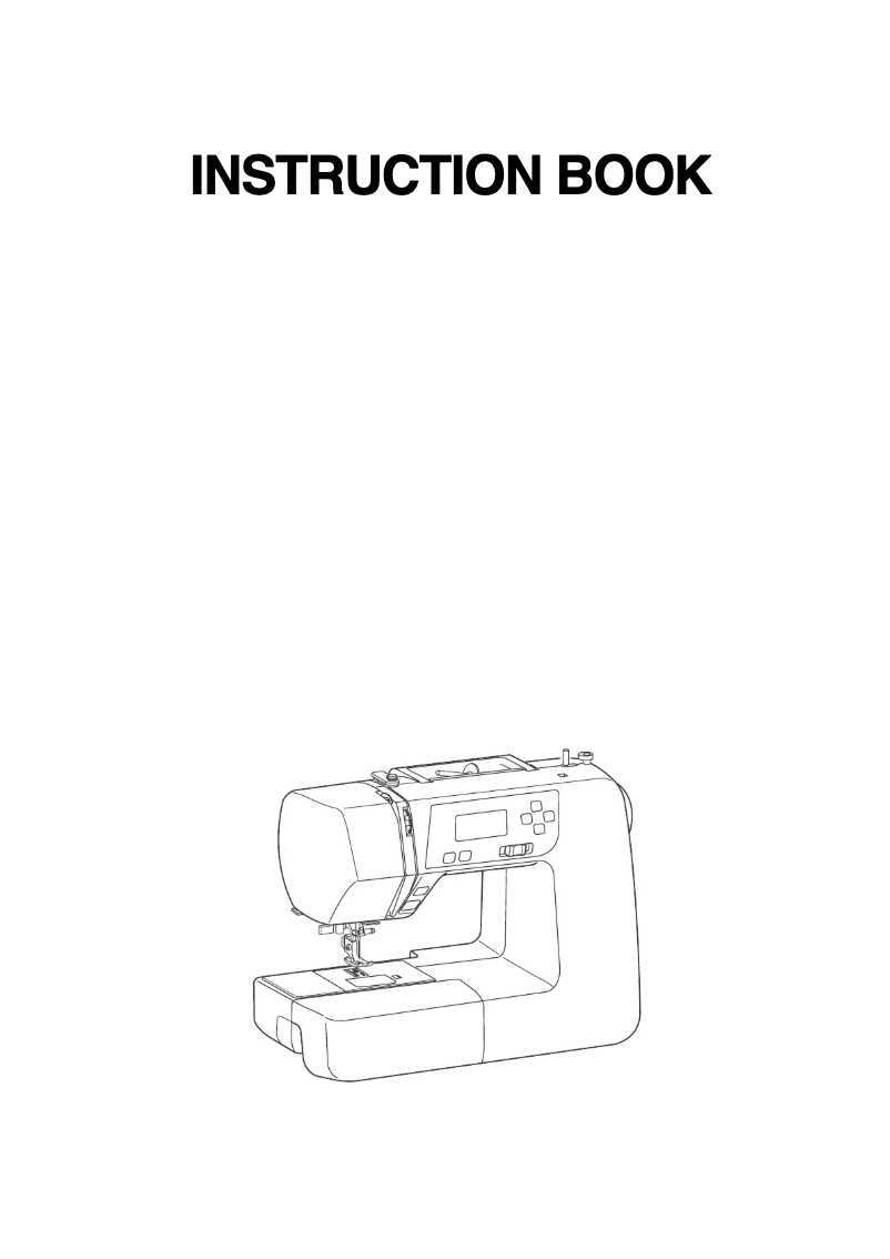 Page n°1 - Manuel utilisateur Janome DC2030 JNH1860