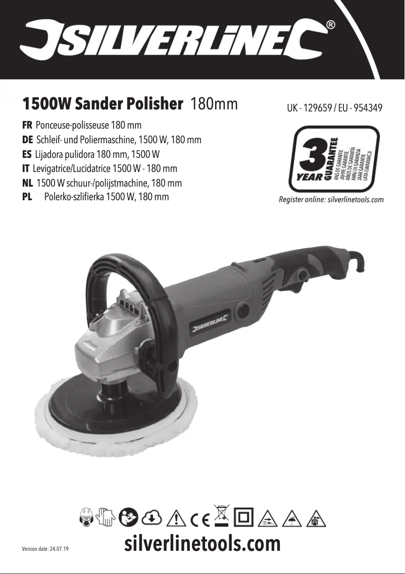 Page n°1 - Manuel utilisateur Silverline 129659
