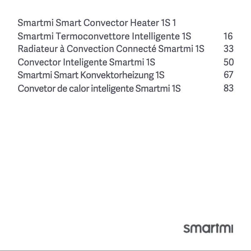 Page n°1 - Manuel utilisateur Xiaomi Smartmi