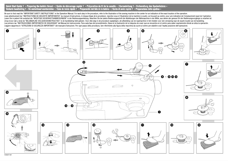 Image de la première page du manuel de l'appareil BM-3500