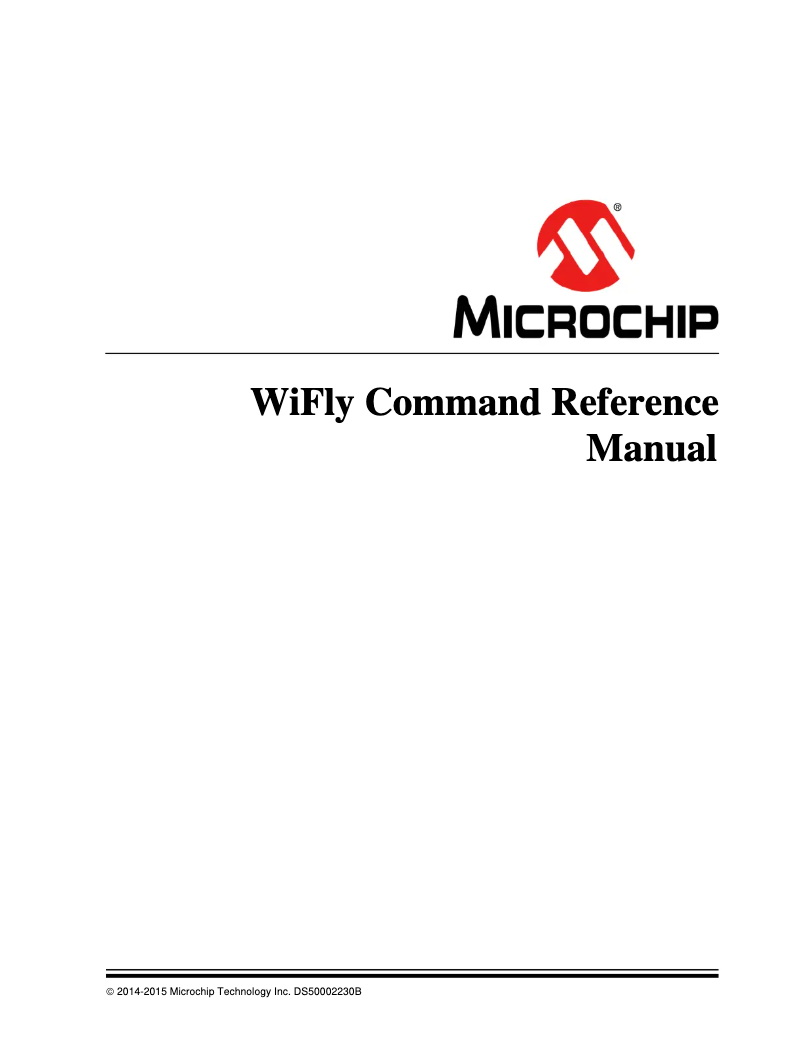 Página 1 del manual Ficha técnica Microchip RN1723