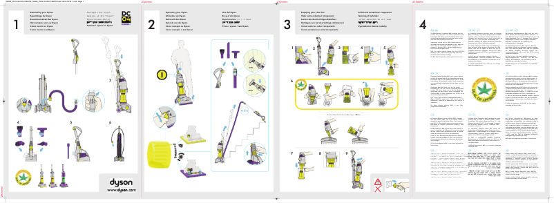 Page 1 de la notice Manuel utilisateur Dyson DC04