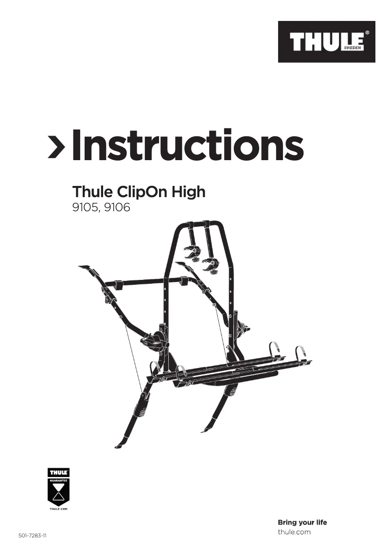 Image de la première page du manuel de l'appareil ClipOn High 9106