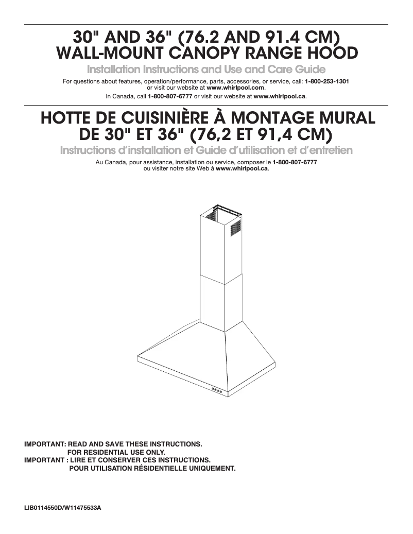 Image de la première page du manuel de l'appareil WVW53UC0HV