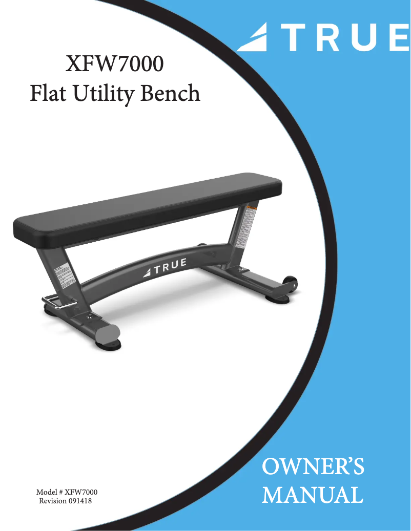 Página 1 del manual Manual de usuario True XFW7000A