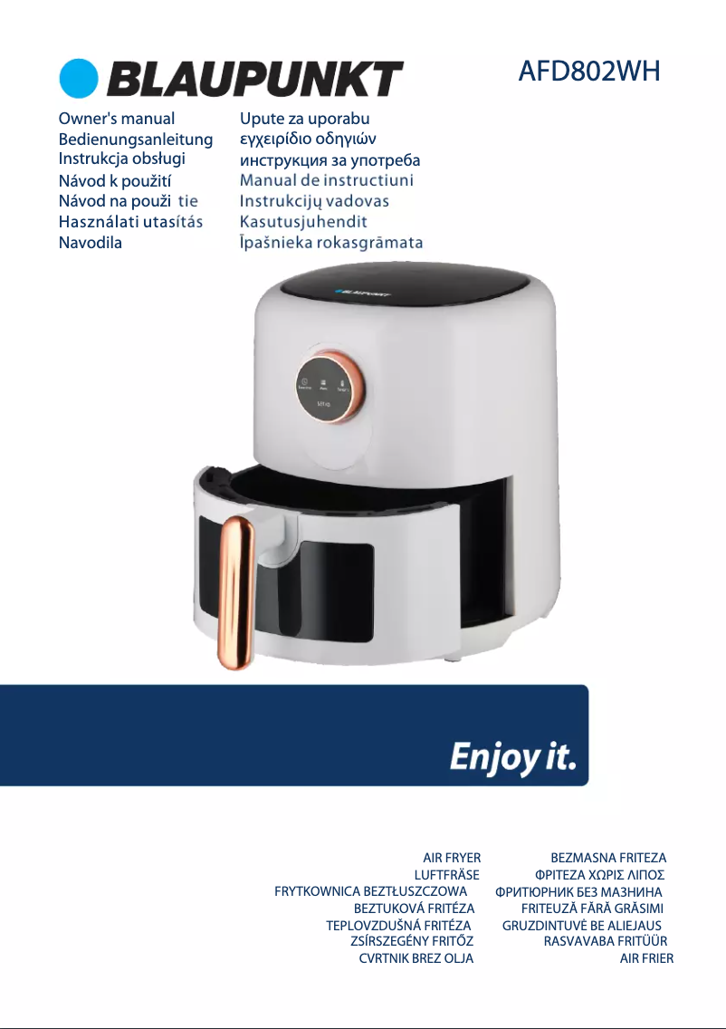 Page n°1 - Manuel utilisateur Blaupunkt AFD802WH